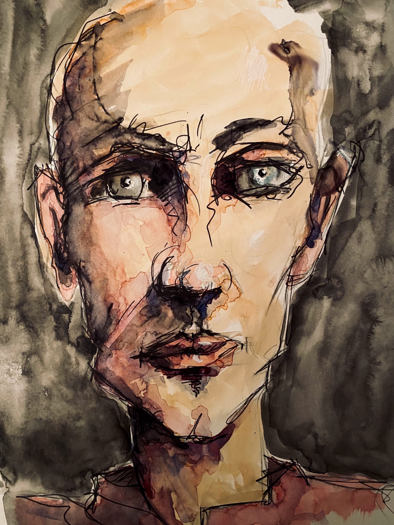 Drawing and painting work