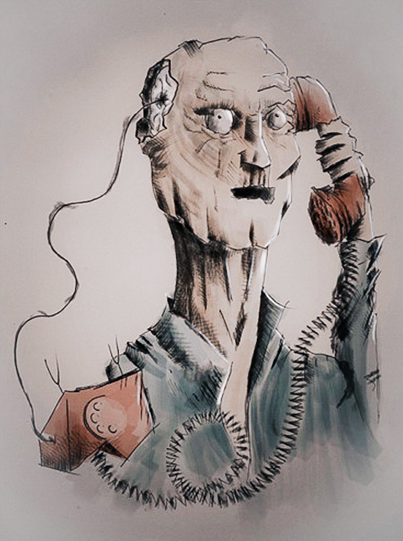 Drawing and painting work